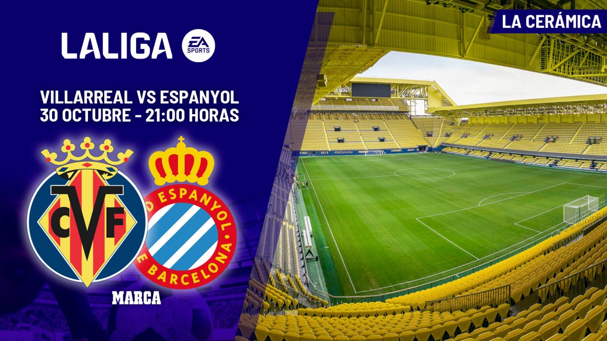 Sergio García durante un Villarreal - Espanyol en el estadio de La Cerámica